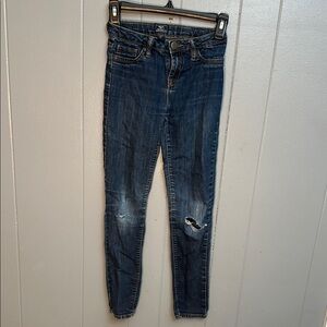 Gap kids super skinny fit girls slim size 10 Distressed Blue Jeans